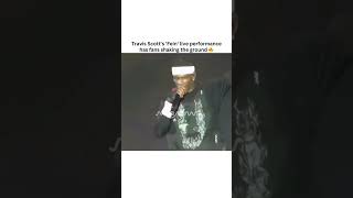 Travis Scott’s Fein live performance has fans shaking the ground 🔥 [upl. by Larcher]