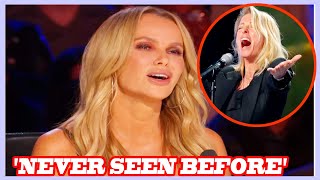 Britains Got Talent first as Amanda Holden blown away by rare never seen before act [upl. by Sanalda458]