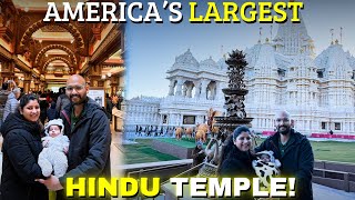 LARGEST HINDU TEMPLE IN USA  BAPS Shri Swaminarayan Mandir  Albeli Ritu [upl. by Omlesna461]