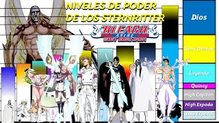 NIVELES DE PODER DE LOS STERNRITTER BLEACH TYBW EXPLICACIÓN [upl. by Brod]