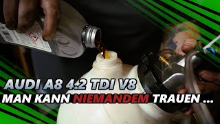 Lügen amp Pfusch  Getriebeöl Wechsel am Audi A8 42 TDI  Tip Tronic Teil2 diy tutorial cars [upl. by Mikol]