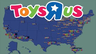 Map of the Rise and Fall of Toys quotRquot Us [upl. by Bernardi649]