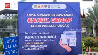 Jalur Puncak Terapkan Ganjil Genap 24 Jam [upl. by Ginger883]