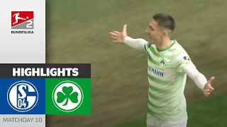 Fürth Shoots Away Their Frustration  FC Schalke 04SpVgg Greuther Fürth 34  Highlights  BL 2 [upl. by Nolek]