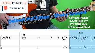 Delbert McClinton  Shaky Ground Bass cover with tabs [upl. by Benetta]