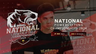 MAP National Powerlifting Championships 2024 DAY 2 SESSION 1 [upl. by Nomae]