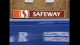 Safeway Supermarket  Supermarkets  British Shoppers  Stock Footage  TNSL029002 [upl. by Hassi]