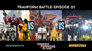 Transformers Stop Motion Transform Battle Episode 1 [upl. by Wertz]