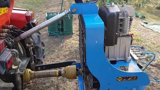 Trattore Goldoni Maxter 60 sn con compressore Campagnola [upl. by Shawn244]