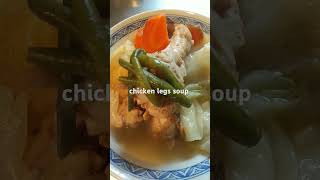 chicken legs soup asmryummy kampyo satisfying food shortsvideo [upl. by Ozkum667]