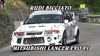 TROFEO VALLECAMONICA 2024  RUDI BICCIATO  MITSUBISHI LANCER EVO VI  BY BELLUNOVIDEO [upl. by Norad]