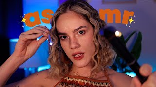 ASMR  Tem algo no seu olho👀 Visual Triggers Personal attention e Voz Suave [upl. by Otinauj]