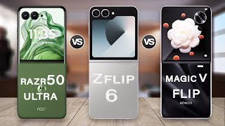 Samsung Galaxy Z Flip 6 Vs Moto Razr 50 Ultra Vs Honor Magic V Flip  Z Flip 6 Review [upl. by Hctim]