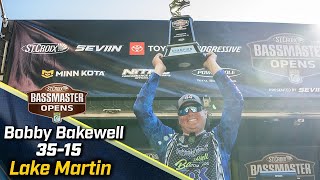 Bobby Bakewell wins 2024 Bassmaster Open at Lake Martin with 35 pounds 15 ounces [upl. by Chere]