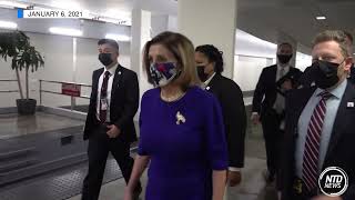 New Jan 6 Footage Reveals Pelosi’s Reactions After Capitol Breach [upl. by Besnard]