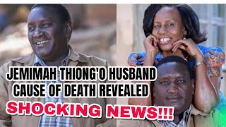 BREAKING NEWS JEMIMAH THIONGOs HUSBAND IS DEAD [upl. by Abbey]