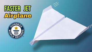 How to Make the Fastest Jet Paper Plane in 2024  Step by Step Tutorial [upl. by Nesyt]