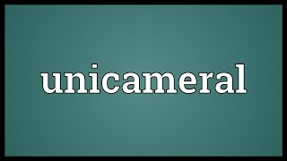 Unicameral Meaning [upl. by Casilde726]