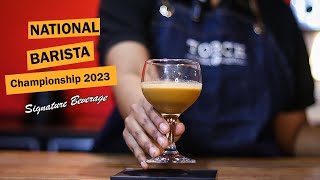 National Barista Championship 2023  Signature Beverage [upl. by Anitsrihc]