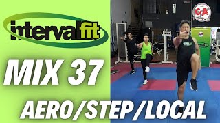 Interval fit 37  Aerobica Step Localizada [upl. by Nnylyoj]