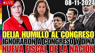 DELIA ESPINOZA HUMILLÓ AL CONGRESO Y A DINA NO LOS INVITÓ A CEREMONIA [upl. by Kris]