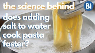 Does adding salt to water cook pasta faster Boiling Point Elevation amp Colligative Properties [upl. by Aicillyhp]