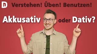 Akkusativ und Dativ  Super Erklärung amp Übung  Tipps zum Deutsch lernen A1 A2 B1 [upl. by Repohtsirhc893]