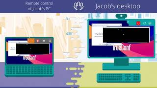 Remote Desktop Control in TrueConf Video Conferencing App [upl. by Aihsas]