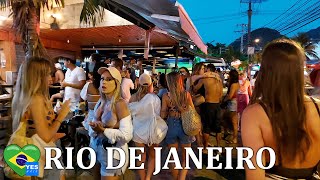 ðŸ‡§ðŸ‡· BARRA DA TIJUCA NIGHTLIFE RIO DE JANEIRO BRAZIL FEBRUARY 2021 FULL TOUR [upl. by Hew]