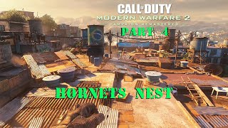 CALL OF DUTY MODERN WARFARE 2 REMASTERED  PART 4  Hornets Nest Exodus  Gameplay Walkthrough [upl. by Geordie]