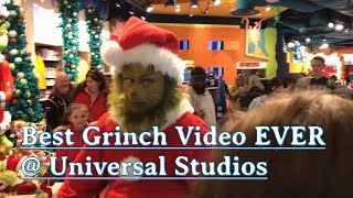 The Grinch at his BEST  Universal Studios [upl. by Annuaerb]