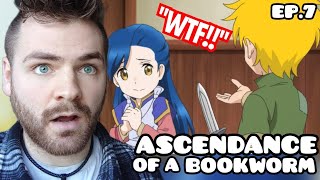 SEEDS OF SUSPICION  ASCENDANCE OF A BOOKWORM  EPISODE 7  New Anime Fan  REACTION [upl. by Enivid742]