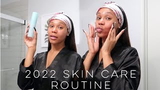 2022 UPDATED SKIN CARE ROUTINE  SKN BY LORI HARVEY  DARIONA A [upl. by Nirroc]