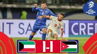 Longrange stunner salvages a draw  Kuwait  Jordan  Highlights AsianQualifiers  Road To 26 [upl. by Olive]