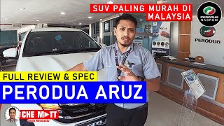 REVIEW PERODUA ARUZ 15 X  SUV PALING MURAH [upl. by Baggett]