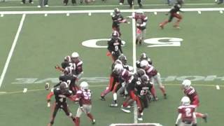 Ambridge vs Aliquippa BCYFL Youth Football Highlights [upl. by Fredel]