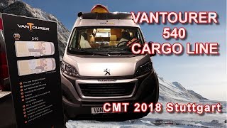 VANTOURER 540 AUF PEUGEOT RUNDGANG CMT STUTTGART 2018 KASTENWAGEN MESSE BESUCH [upl. by Nari]