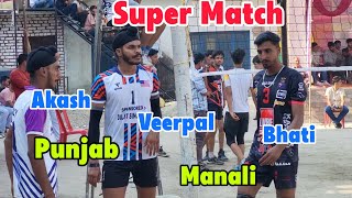 🔥Manali vs Punjab🔥 Supr volleyball vairlvedio vairalvideo mandivollell anhp VeerpalMandivolleyba [upl. by Elaina]