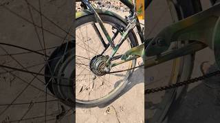 Electric bike using Hub motor  electric bike ebike battery cycle [upl. by Kurth]