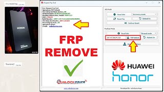 Honor X6a FRP UNLOCK  WDYLX3 GOOGLE ACCOUNT REMOVE  HONOR FRP KEY  UnlockPrice [upl. by Galang185]