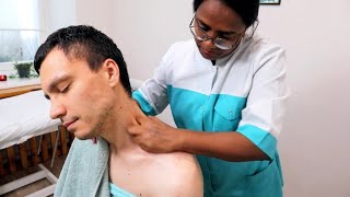 ASMR Intense Indian head and neck massage by Bharti [upl. by Hannaj]