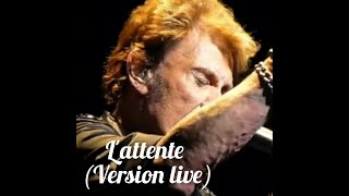 Johnny Hallyday LattenteVersion live 2014 vidéo originale [upl. by Afinom]