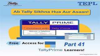 41 UNEARNED INCOME ENTRY USING JOURNAL VOUCHER IN TALLY PRIME [upl. by Harriman]