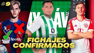 ÚLTIMOS RUMORES Y FICHAJES YA CONFIRMADOS MERCADO INVIERNO 2324 9 [upl. by Nylesor]