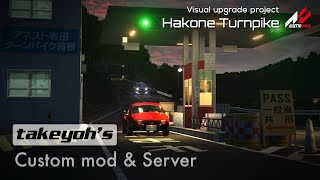 Assetto Corsa  Hakone Turnpike  takeyoh’s Custom Mod amp Server [upl. by Adnaerb]