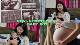 my real baby boy pregnancy symptoms बेटा होने के समय मुझे क्या लक्षण थे ❤️🌎 [upl. by Henleigh]