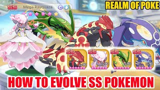 Realm Of Poke  How To Evolve SS Pokemon [upl. by Cinemod]