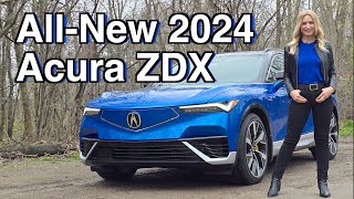 2024 Acura ZDX review  Very well done but the price Acuras first EV [upl. by Ahsilad342]