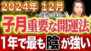 【12月運勢の流れ】一年で1番″陰″のパワーが強い月！誰でも簡単にできる開運法がこちら [upl. by Rab]