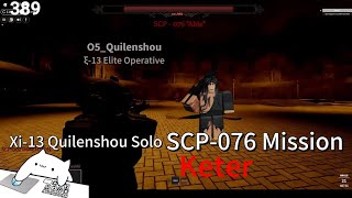 Roblox SCPRolePlaySolo 076 mission [upl. by Omrellig933]